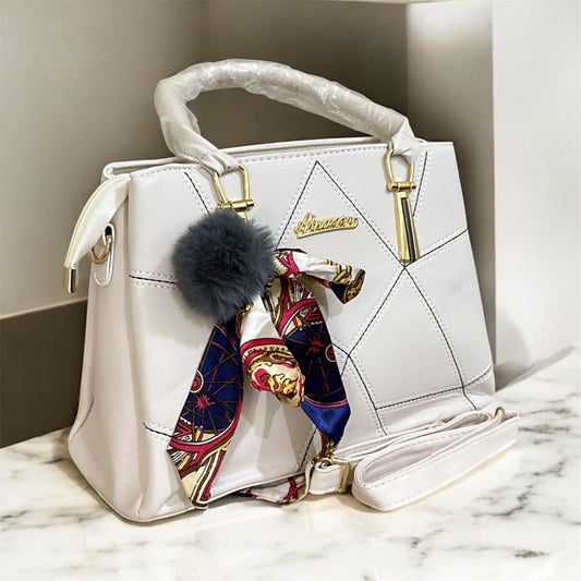 Ivory Charm Handbag by Bagifyy