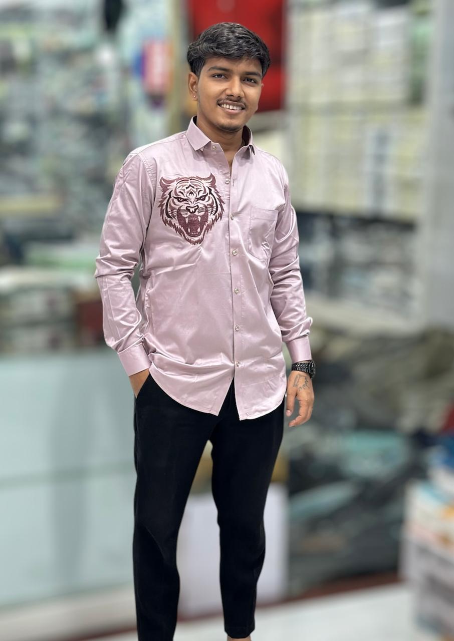Tiger Designer Shirt For Mens